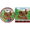 creating converting Lum-Bear-Jack Dessert Plates and Napkins Party Kit for