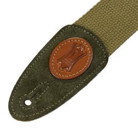 Levy's Leathers Signature Cotton Series Guitar Strap | Width 5 cm | Green | (MSSC8-GRN)