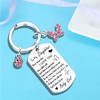 To My Daughter Keychain Gifts Sweet 16 Gifts for Daughter
