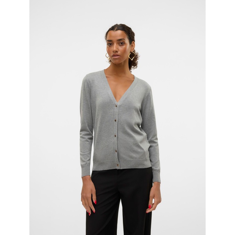 VERO MODA Women's Vmsilje LS V-Neck Cardigan Ga Noos Cardigan,