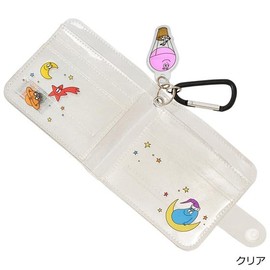 Marimo Craft BBP-079 Barbapapa Multi-Pass Case, Clear, H 3.7 x W 4.3 x D 0.4 inches (9.5 x 11 x 1 cm)