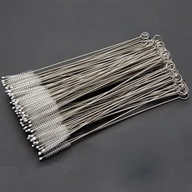 CasaNeLia Cleaning Brush Set 50 Piece Bulk Extra Long 9inch x10 mm Cleaner Brush for Stainless Steel Reusable Metal Tumbler Straws,Tumbler, Sippy Cup, Bottle and Tube(50pc-Cleaning Brush)