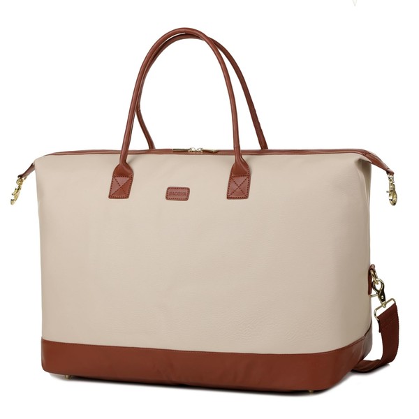 Baosha Vegan Leather Women Travel Weekender Bag Carry on Overnight