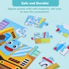 BBLIKE Children's Puzzle Magnetic Puzzle from 3 Digger Ambulance Police