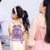 VALICLUD Kids Backpack Mini Cat Backpack Purse Holographic Backpack Sequin