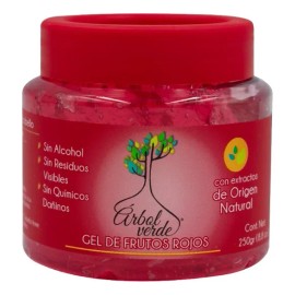 Gel Para Peinar rbol Verde Fijador Natural Frutos Rojos 250 gr                                                                                        