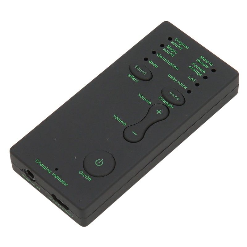 Voice Changer Portable Handheld 7 Modes Sound Card Voice Changer