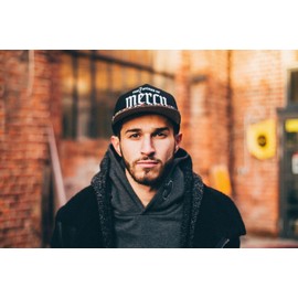 Nebelkind Snapback Cap Black with Painting – Mercy OneSize Unisex