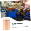 ULTECHNOVO 1roll Versatile Copper Sheet Roll Sturdy Thick Copper Foil