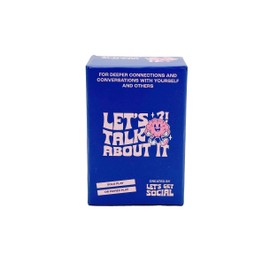 Island Dogs "Let's Get Social - Let's Talk About It Card Game | Fun Party & Family Game | Conversation Starter Game for Teens & Adults | 120 Cards for Meaningful Connections