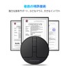 Mini Round Capacitor Mouse with Pressure Sensing Scroll, Super Portable