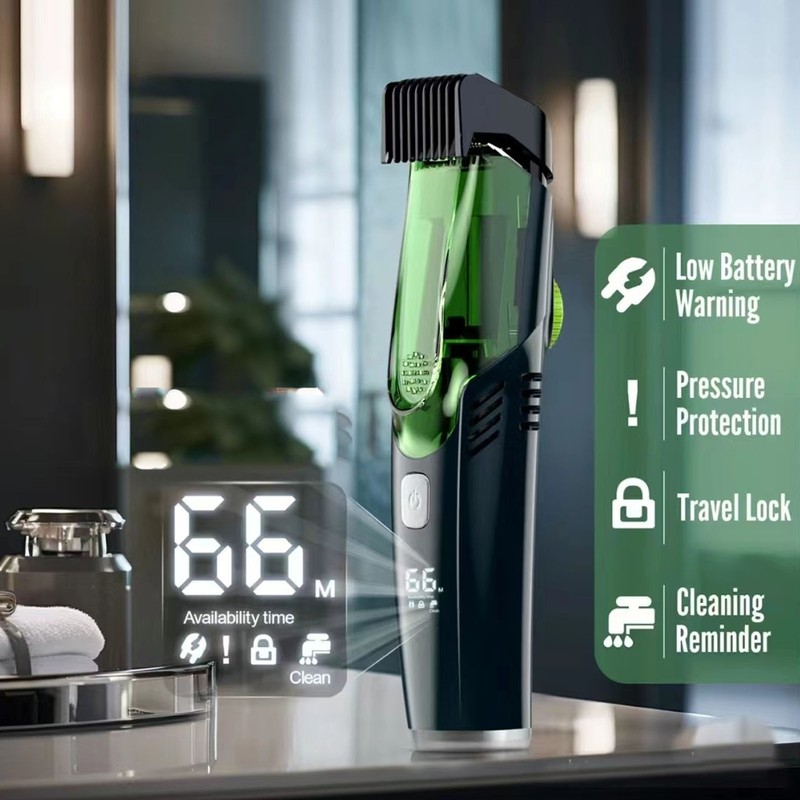 Electric Beard Clipper 2 Gears IPX6 Waterproof USB Rechargeable Hair