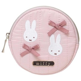Miffy Circle Pouch, Pink, My Favorite Ribbon Miffy
