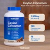 Nutricost Organic Cinnamon (Ceylon Cinnamon) 1,200mg Serving, 150 Capsules -