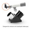 1.25" 90 Degree Diagonal Adapter Inverted Image Prism Zenith Mirror