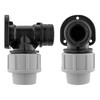 Outside tap kit,20mm mdpe wallplate/Elbow Backplate+ bib tap+PTFE Tape,Brass Garden
