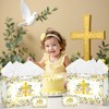 First Holy Communion Gift Bag for Girls Boys White Gold
