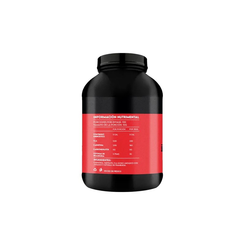 Cla + Carnitina Suplemento En Polvo 1kg Varios Sabores