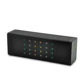 Avido ZEDA Portable LED Light Show Wireless Speaker- HD Sound, Built-in Speakerphone, FM Radio, Aux Connection, USB Mode, Micro-SD Card Input, Voice Prompts, and Rechargeable Battery