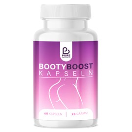 Pure Passion® BootyBoost – Unterstützung für natürliche Körperkonturen – 60 Kapseln mit Vitex Agnus Castus - Nahrungsergänzungsmittel für Frauen – Ohne künstliche Zusatzstoffe