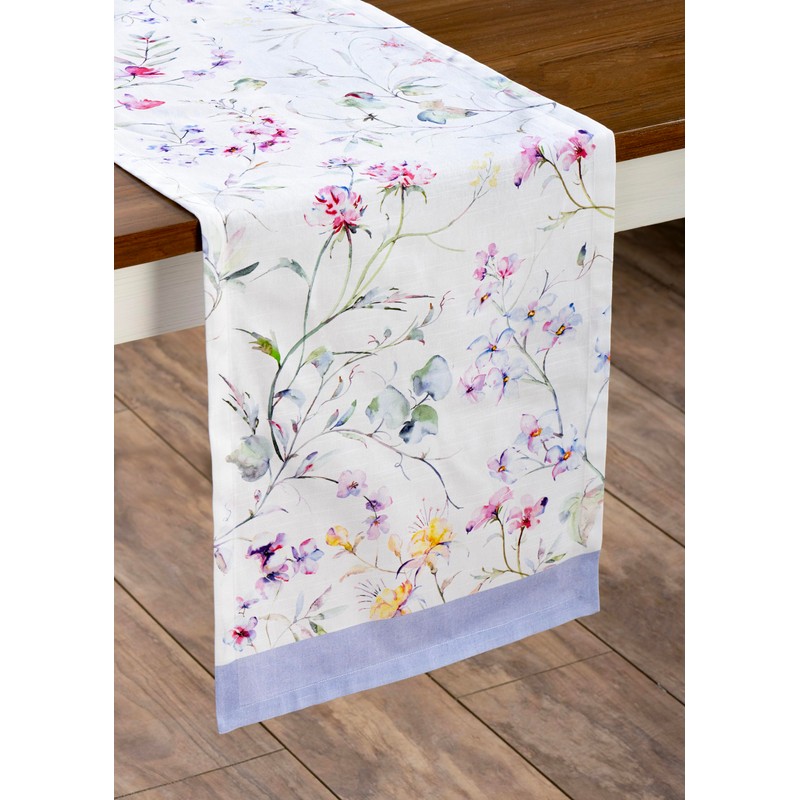 Maison d' Hermine Table Runner 100% Cotton Decorative Washable Tablerunner