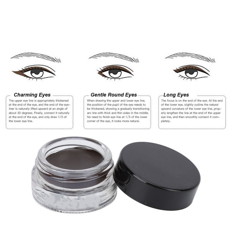 4pcs Silicone Eyeliner Applicator Set Waterproof Eyeliner Professional Eyeliner Makeup