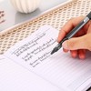 Rollerball Pen Fine Point Pens: 16Pack 0.5mm Black Gel Liquid