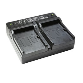 BM NB-2L, NB-2LH, BP-2L5, BP-2LH Dual Rapid Battery Charger for Canon PowerShot G7, G9, S30, S40, S45, S50, S60, S70, S80, VIXIA HF R10, HF R100, HF R11, HG10, HV20, HV30, HV40, ZR100, ZR200