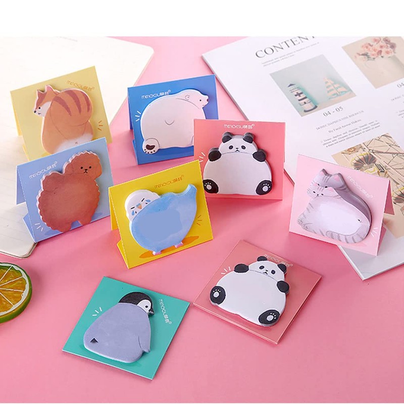 8 Pads 240 Sheets, Cute Sticky Notes Set, Sheets Cute