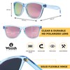 Woosh Polarized Sunglasses for Men and Women - Lightweight Unisex