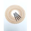 4 round weave frames beech wood 28, 22, 5, 18