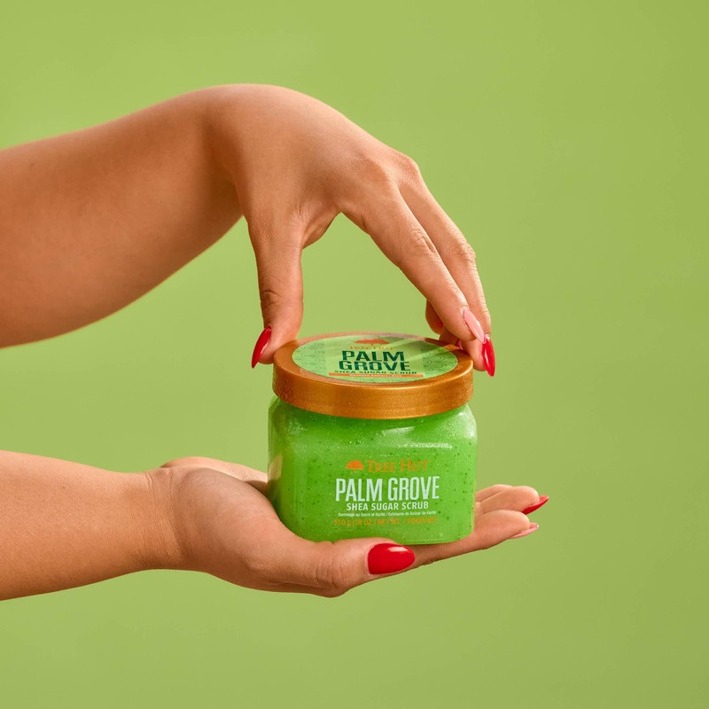 Tree Hut Palm Grove Shea Sugar Scrub, Exfoliating, Hydrating &