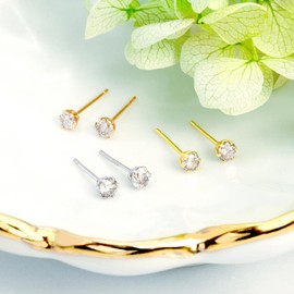Sears p7844a-whpt 0.3ct Natural Diamond Pair Earrings, Rose Gold, Diamond