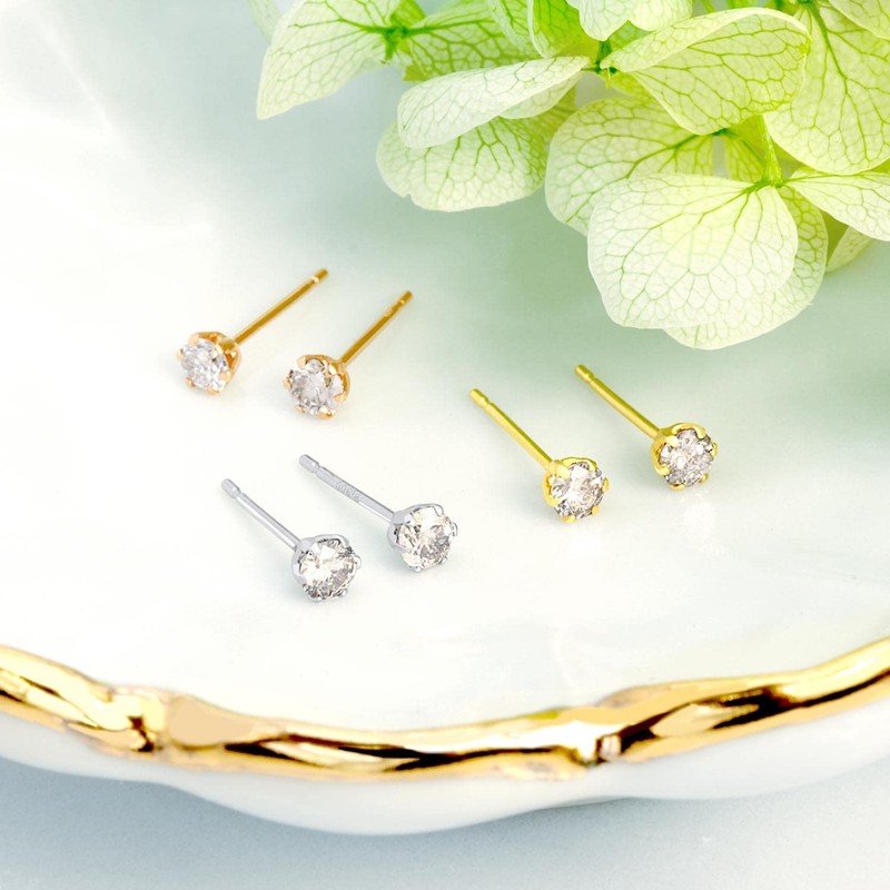 Sears p7844a-whpt 0.3ct Natural Diamond Pair Earrings, Rose Gold, Diamond