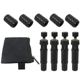 GRABOTE Adjustable Auto-Stop Tire Air Down Kit (10-30 PSI) Screw-on Tyre Deflator Tool-No Tools Required,for Offroad Buddy/Trucks/Powersports/SUV/RV/UTV 4x4 Vehicle