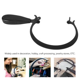 flexman Curved Jeweler Saw Frame with Black Handle, Excellent Alloy Professional Jeweler Saw Frame for Decoration Hobby Craft Processing Jewelry Stores