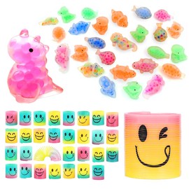 SALUDABLE Squeeze Spring Stress Relief Toy Lottery Prize Set