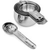 Hudson Essentials Stainless Steel Measuring Cups and Spoons Set -