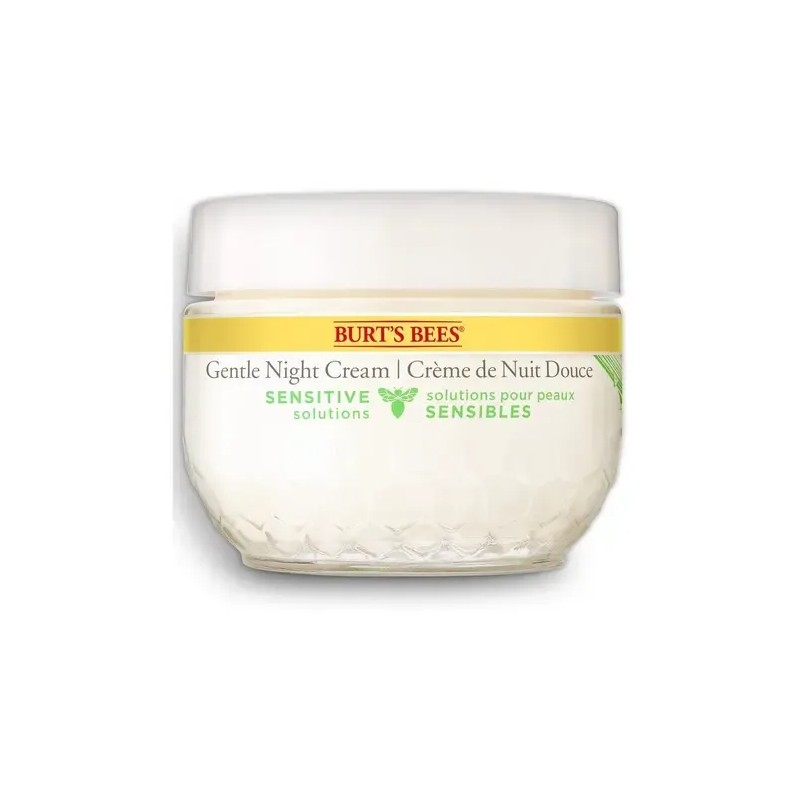 Crema Hidratante Facial Burt Bees Piel Sensible Noche 51g