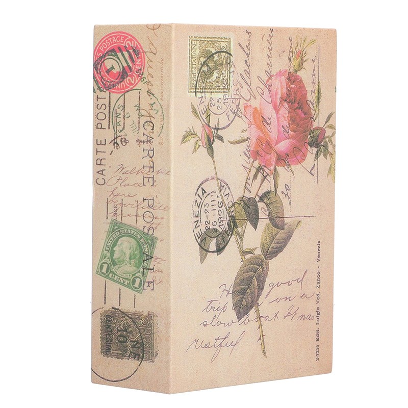 Tissting Book Safe with Combination Lock, 18 x 12 x