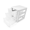 Plastic Desktop Storage Unit with Drawers, Stationary Arts Drawer Desktop
