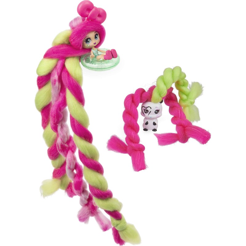 Candylocks Kiwi Kimmi Hair Toy Doll and 2 Animals