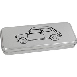 Azeeda 'Mini Car' Metal Hinged Stationery Tin/Storage Box (TT00074369)