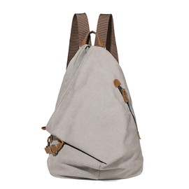 KL928 Canvas Vintage Backpack – Large Casual Daypack Outdoor Travel Rucksack Hiking Backpacks for Men Women