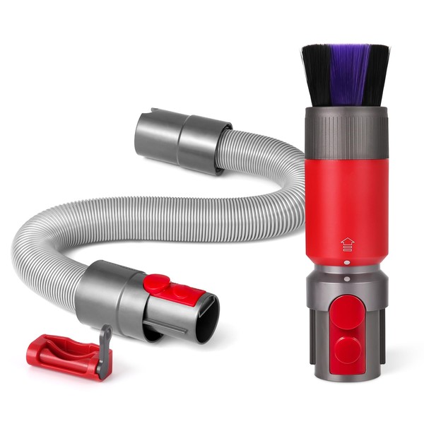 Dust Brush + Flexible Extension Hose Compatible with Dyson Outsize/