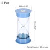 PATIKIL 20 Minute Sand Timer, 2Pcs 5.26 x 2.53inch Small