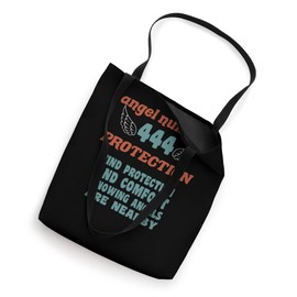 Angel Number 444 Protection Numerology Personal Number 444 Tote Bag