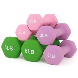 Venbytech for Workout Dumbbell Set Home Gym Arm Strength Fitness Exercise，Coated