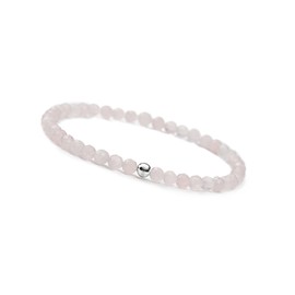 GD GOOD.designs EST. 2015 Women's Pearl Bracelet with Real Natural Stones and 925 Silver Pearl, Natural Stone Bracelet Made of Faceted 4 mm Gemstone Beads - Includes Gift Bag, Gemstone