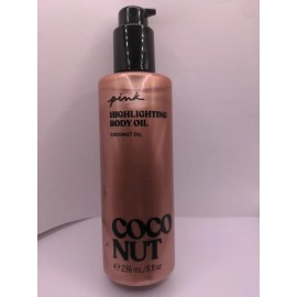 Victoria's Secret Pink Highlighting Coconut Oil Body Oil 8 fl oz